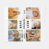 Beste Momma je - Muttertagsfoto-Collage Fleecedecke (Vorderseite (Horizontal))