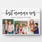 Beste Momma je - Muttertagsfoto-Collage Fotoplatte (Vorderseite)