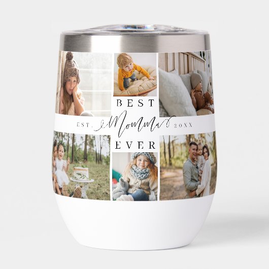 Beste Momma je Script Muttertag FotoCollage (Vorderseite)