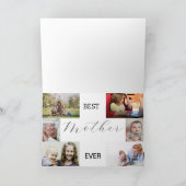 Beste Mommy-Ever - Muttertag 6-Foto Collage Karte (Innenseite)