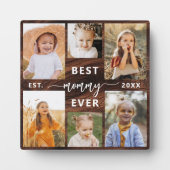 Beste Mommy-Ever - Muttertagswoodfoto-Collage Fotoplatte (Vorderseite)