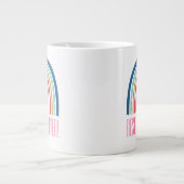 Beste Mommy Ever Rainbow Jumbo-Tasse (Vorderseite)