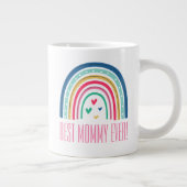 Beste Mommy Ever Rainbow Jumbo-Tasse (Rechts)
