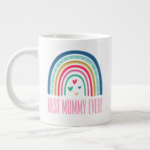 Beste Mommy Ever Rainbow Jumbo-Tasse