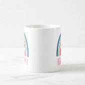 Beste Mommy Ever Rainbow Kaffeetasse (Mittel)