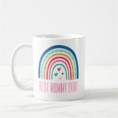 Beste Mommy Ever Rainbow Kaffeetasse (Links)