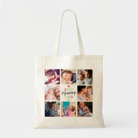 Beste Mommy-FotoCollage Tragetasche (Vorne)