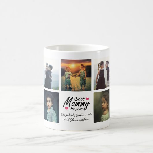 Beste Mommy je benutzerdefinierte Niedliche Mama F Kaffeetasse (Mittel)