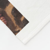 Beste Mommy je Typografie Red Hearts 5 Fotos Fleecedecke (Ecke)