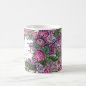 Beste Mommy Lila Blume Personalisiert Kaffeetasse (Mittel)