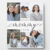 Beste Mommy-Version 6 Foto Collage Keepake Fotoplatte (Vorderseite)