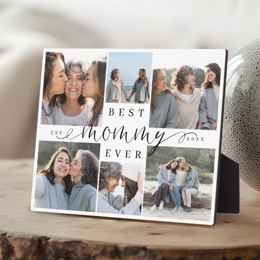 Beste Mommy-Version 6 Foto Collage Keepake Fotoplatte