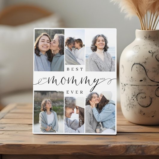 Beste Mommy-Version 6 Foto Collage Keepake Fotoplatte