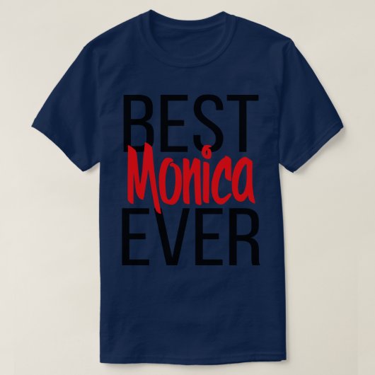 Beste Monica je 1 T-Shirt (Design vorne)