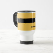 Beste Monogramm-Name-Farbe V01 ADMIN überhaupt Reisebecher (Vorderseite Links)