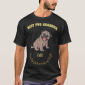 Beste Mops-Oma je - Ich Liebe MEIN Hund T - Shirt  (Vorderseite)