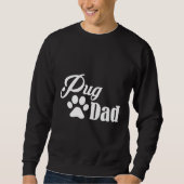 Beste Mops Papa Geschenkidee für Mops Vads Essenti Sweatshirt (Vorderseite)