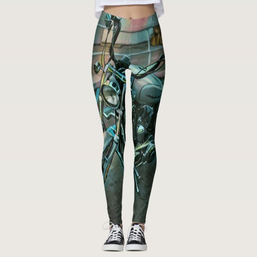 Beste Motorradgeschenke Leggings (Vorderseite)
