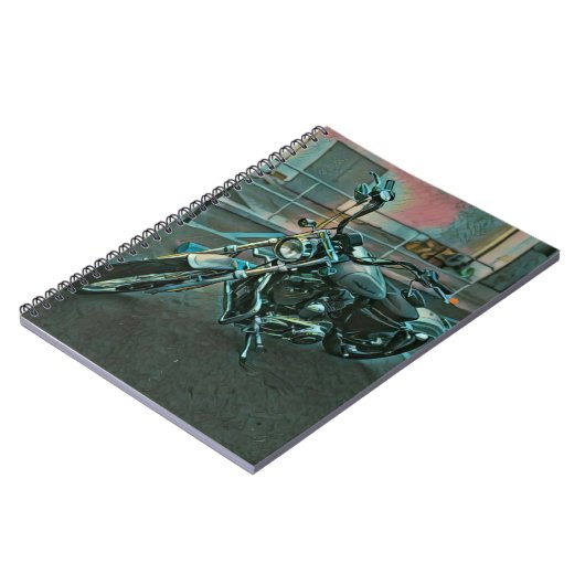 Beste Motorradgeschenke Notizblock (Linke Seite)