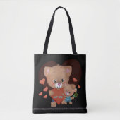 BESTE MUM mit TEDDY Tasche (Vorderseite)