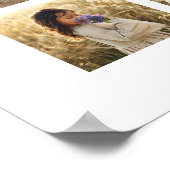 Beste Mum Multi-Foto elegant stilvoll Poster (Ecke)