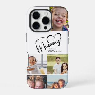 Beste Mumie-Geschenk-Fotocollage der modernen Welt iPhone 16 Pro Hülle