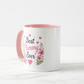 Beste Mumie überhaupt Tasse (Vorderseite Links)