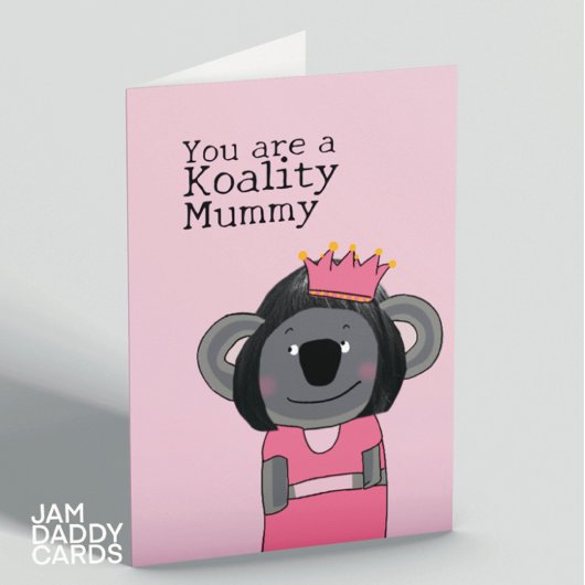 Beste Mummy Koala Geburtstag Karte
