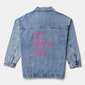 Beste Mumsy je rosa Jeansjacke