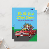 Beste Musiklehrerin, flache Grußkarte Karte (Vorderseite/Rückseite Beispiel)