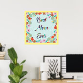 BESTE MUTTER ALLE ZEIT POSTER (Heimbüro)