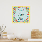 BESTE MUTTER ALLE ZEIT POSTER (Küche)