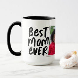 Beste Mutter aller modernen Fotos Schwarz-weiß Tasse
