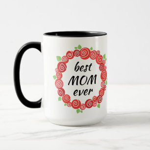 Beste Mutter aller rote Rosen im Frühjahr niedlich Tasse