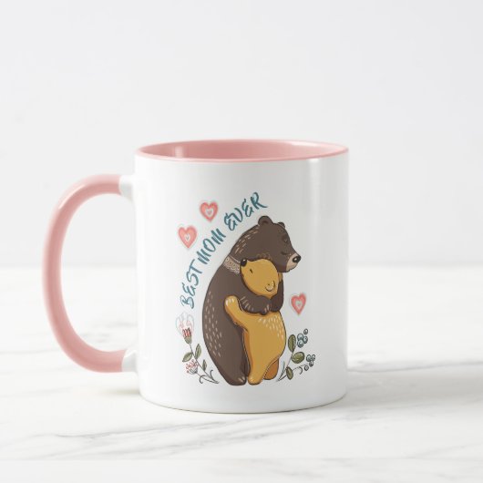 Beste Mutter aller Tasse, Muttergeschenk für Mama Tasse (Links)