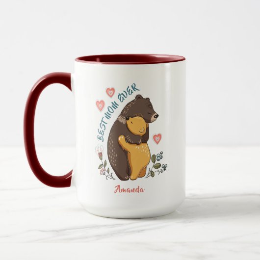 Beste Mutter aller Tasse, personalisiertes Muttert Tasse (Links)