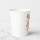 Beste Mutter Aller Zeiten 3D Florales Design | Ges Pappbecher (Rechts)
