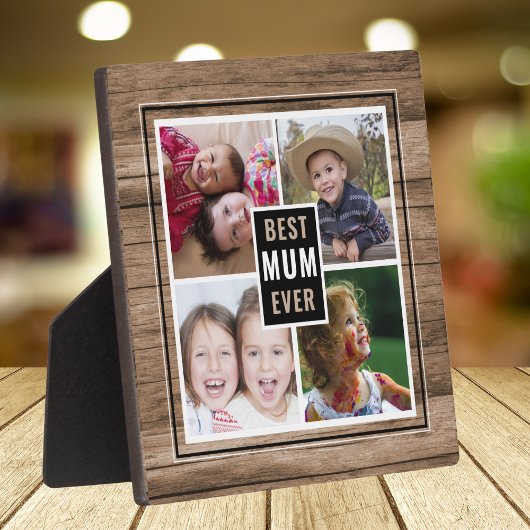 Beste Mutter Aller Zeiten 4 Foto Collage Einfaches Fotoplatte