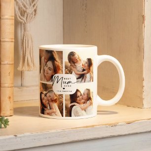 Beste Mutter Aller Zeiten 4 Foto-Collage Personali Kaffeetasse