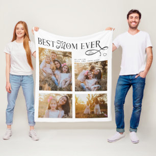 Beste Mutter Aller Zeiten 4 Fotos Herz Muttertagsg Fleecedecke