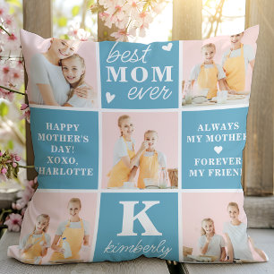 Beste MUTTER Aller Zeiten Benutzerdefiniertes 7-Fo Kissen