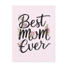 Beste Mutter aller Zeiten Blumen-Design 