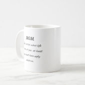Beste-Mutter-aller-Zeiten-Blumenbaum-Kunst Kaffeetasse (Vorderseite Links)