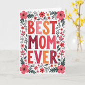Beste-Mutter-aller-Zeiten-Blumenkarte Karte (Gelbe Blume)