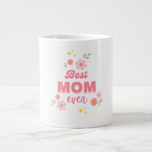 Beste Mutter Aller Zeiten Blumiger Kaffeebecher    Jumbo-Tasse