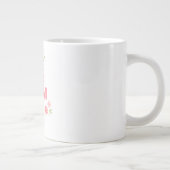 Beste Mutter Aller Zeiten Blumiger Kaffeebecher |  Jumbo-Tasse (Rechts)