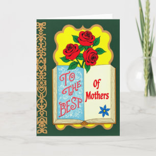 Beste Mutter Aller Zeiten Florale Kunstkarte Karte