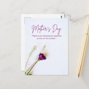 Beste Mutter Aller Zeiten Florale Muttertags-Karte Postkarte