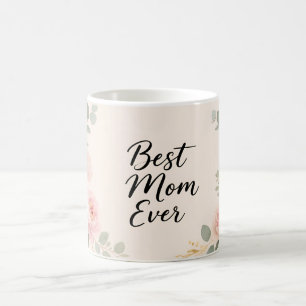 Beste Mutter Aller Zeiten Florales Geschenkdesign Kaffeetasse