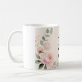 Beste Mutter Aller Zeiten Florales Geschenkdesign Kaffeetasse (Links)